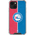 NBA Philadelphia 76ers Canvas Split iPhone 15 Plus Clear Case