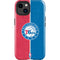 NBA Philadelphia 76ers Canvas Split iPhone 14 Plus Impact Case