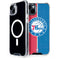 NBA Philadelphia 76ers Canvas Split iPhone 15 Plus MagSafe Case