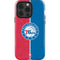 NBA Philadelphia 76ers Canvas Split iPhone 14 Pro Impact Case