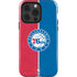 NBA Philadelphia 76ers Canvas Split iPhone 14 Pro Impact Case