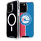 NBA Philadelphia 76ers Canvas Split iPhone 15 Pro MagSafe Case