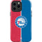 NBA Philadelphia 76ers Canvas Split iPhone 14 Pro Max Impact Case