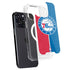 NBA Philadelphia 76ers Canvas Split iPhone 15 Pro Max MagSafe Case