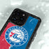 NBA Philadelphia 76ers Canvas Split iPhone 14 Pro Max Waterproof Case