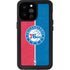 NBA Philadelphia 76ers Canvas Split iPhone 14 Pro Max Waterproof Case