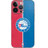 NBA Philadelphia 76ers Canvas Split iPhone 14 Pro Skin