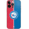 NBA Philadelphia 76ers Canvas Split iPhone 15 Pro Skin