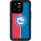 NBA Philadelphia 76ers Canvas Split iPhone 14 Pro Waterproof Case
