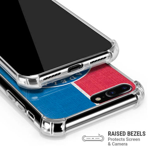 NBA Philadelphia 76ers Canvas Split iPhone 7/8 Plus Clear Case