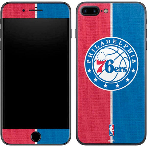 NBA Philadelphia 76ers Canvas Split iPhone 8 Plus Skin