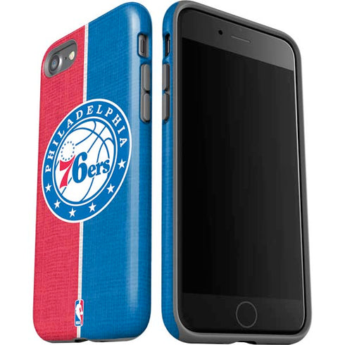 NBA Philadelphia 76ers Canvas Split iPhone SE (2nd & 3rd Gen) Pro Case