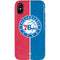NBA Philadelphia 76ers Canvas Split iPhone XS Pro Case