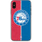 NBA Philadelphia 76ers Canvas Split iPhone XS Skin