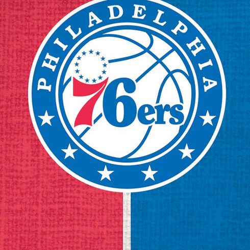 NBA Philadelphia 76ers Canvas Split iPhone XS Skin