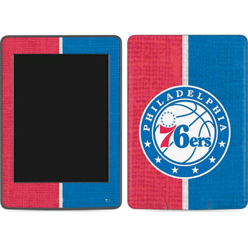 NBA Philadelphia 76ers Canvas Split Amazon Kindle Skin