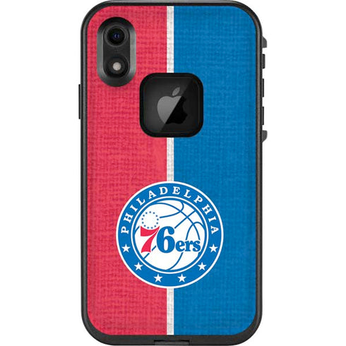 NBA Philadelphia 76ers Canvas Split LifeProof Fre iPhone Skin