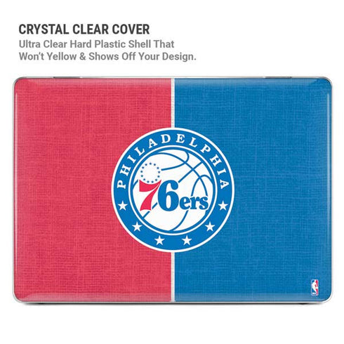 NBA Philadelphia 76ers Canvas Split MacBook Air 15in (2023-2025) Case plus Skin