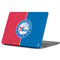 NBA Philadelphia 76ers Canvas Split Apple MacBook Pro 13-inch Skin