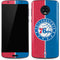 NBA Philadelphia 76ers Canvas Split Moto G6 Skin