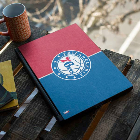 NBA Philadelphia 76ers Canvas Split MSI GS65 Stealth Laptop Skin