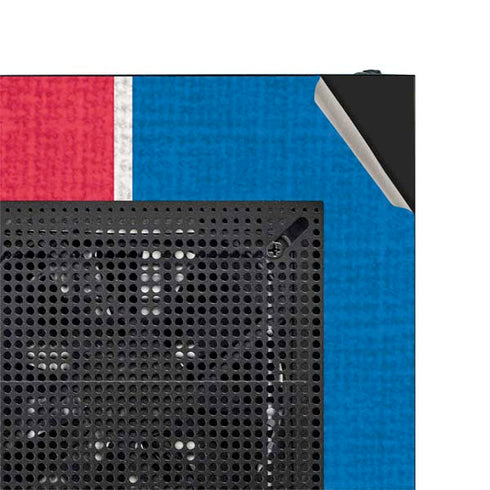 NBA Philadelphia 76ers Canvas Split NZXT H510 Compact ATX Mid-Tower Case Skin