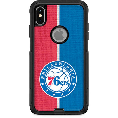NBA Philadelphia 76ers Canvas Split Otterbox Commuter iPhone Skin
