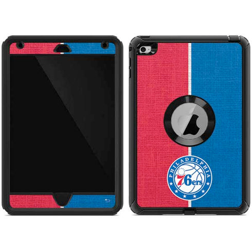 NBA Philadelphia 76ers Canvas Split Otterbox Defender iPad Skin