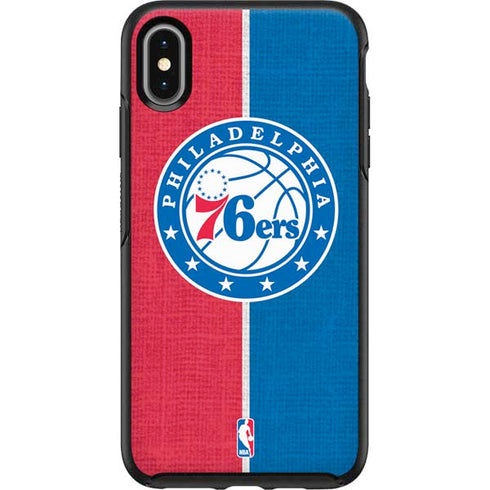 NBA Philadelphia 76ers Canvas Split Otterbox Symmetry iPhone Skin