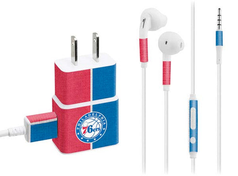 NBA Philadelphia 76ers Canvas Split Phone Charger Skin