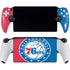 NBA Philadelphia 76ers Canvas Split PlayStation Portal Remote Player Skin