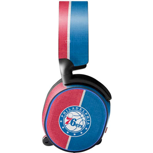NBA Philadelphia 76ers Canvas Split SteelSeries Arctis 3 Skin