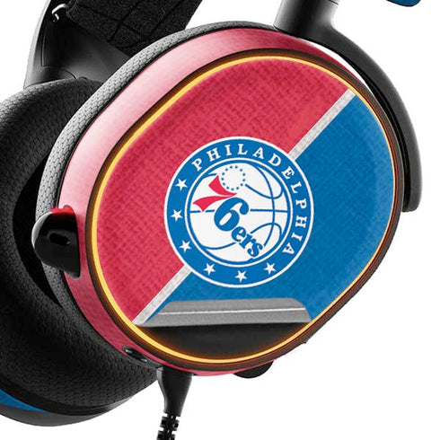 NBA Philadelphia 76ers Canvas Split SteelSeries Arctis 5 Skin