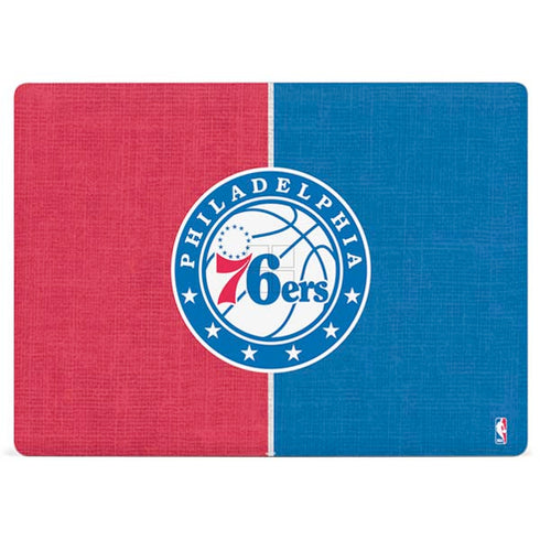 NBA Philadelphia 76ers Canvas Split Surface Laptop 2 Skin