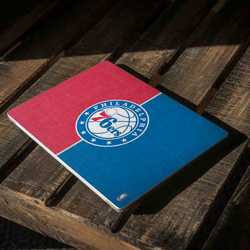 NBA Philadelphia 76ers Canvas Split Surface Laptop 2 Skin