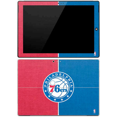 NBA Philadelphia 76ers Canvas Split Surface Pro 3 Skin