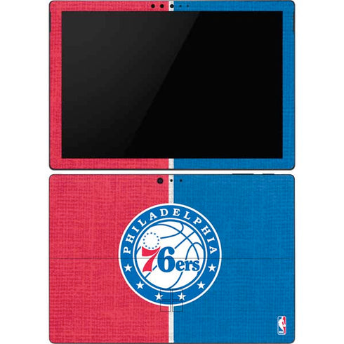 NBA Philadelphia 76ers Canvas Split Surface Pro 6 Skin