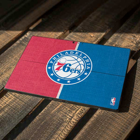 NBA Philadelphia 76ers Canvas Split Surface Pro 6 Skin