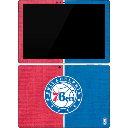 NBA Philadelphia 76ers Canvas Split Surface Pro 7 Skin