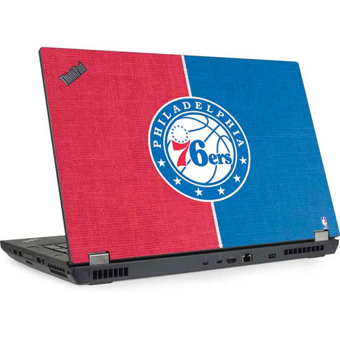 NBA Philadelphia 76ers Canvas Split Lenovo ThinkPad Skin