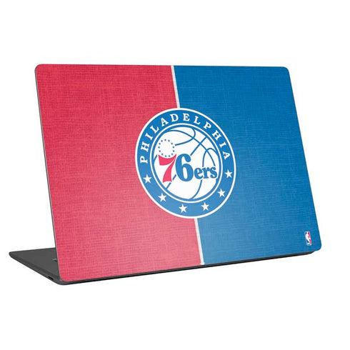 NBA Philadelphia 76ers Canvas Split Universal Laptop 13in (10.6 x 7.6in) Skin