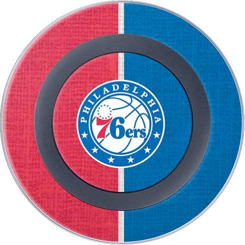 NBA Philadelphia 76ers Canvas Split Wireless Charger Skin