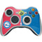 NBA Philadelphia 76ers Canvas Split Xbox 360 Wireless Controller Skin