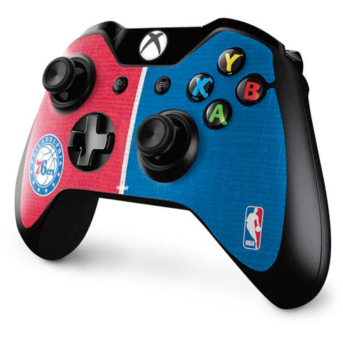NBA Philadelphia 76ers Canvas Split Xbox One Controller Skin
