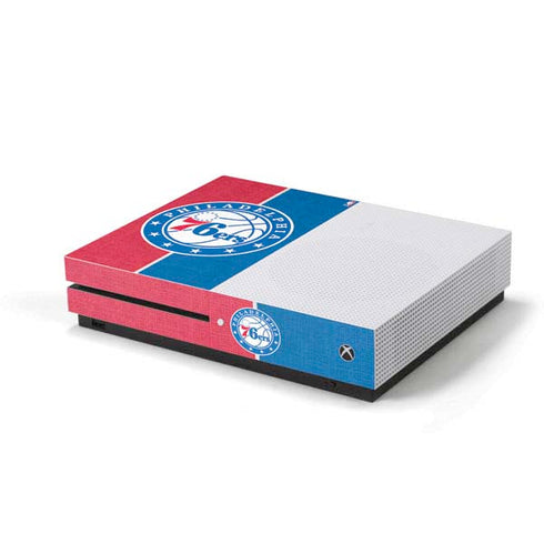 NBA Philadelphia 76ers Canvas Split Xbox One S Console Skin