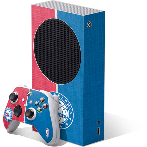 NBA Philadelphia 76ers Canvas Split Xbox Series S Skins