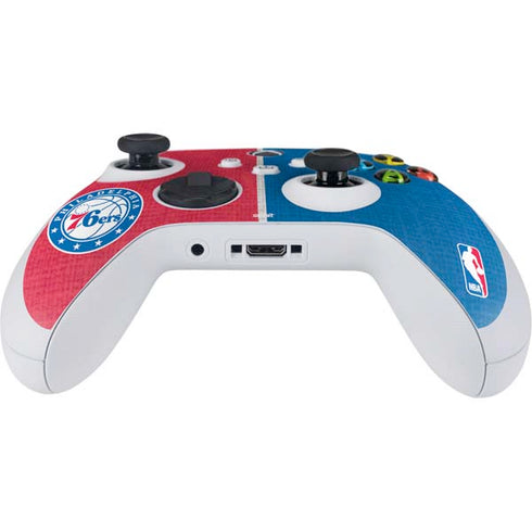 NBA Philadelphia 76ers Canvas Split Xbox Series S Controller Skin