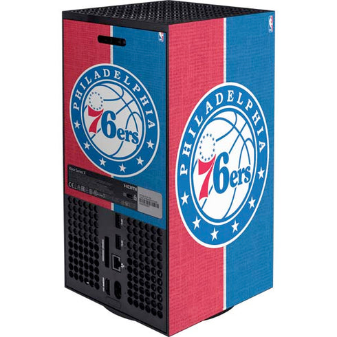 NBA Philadelphia 76ers Canvas Split Xbox Series X Bundle Skin