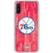 NBA Philadelphia 76ers Hardwood Classics Galaxy A10e Clear Case