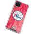 NBA Philadelphia 76ers Hardwood Classics Galaxy A12 Clear Case